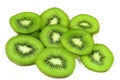 Kiwi fruit slices Royalty Free Stock Photo