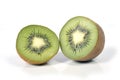Kiwi fruit stillife isolated on white background healthy nutrition concept Royalty Free Stock Photo
