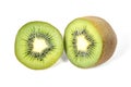 kiwi fruit stillife isolated on white background healthy nutrition concept