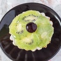 Kiwi fruit tart Royalty Free Stock Photo