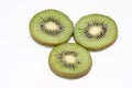 Kiwi halves Royalty Free Stock Photo