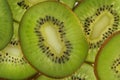 Kiwi isolated on white background, stacked with clip ping path. Kiwi have juice rich in vitamins and energy. Fresh fruits concept. Royalty Free Stock Photo