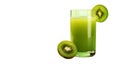 Kiwi Juice - Transparent PNG background Royalty Free Stock Photo