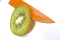 Kiwi and kniffe Royalty Free Stock Photo