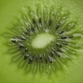 Kiwi, macro - green fruit