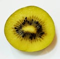 Kiwifruit or Chinese gooseberry, is the edible berry of several species of woody vines in the genus Actinidia. Royalty Free Stock Photo