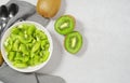 Kiwifruit Fresh Summer Salad Royalty Free Stock Photo