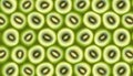 Kiwifruit seamless background pattern. Generative AI illustration