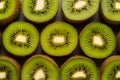 Kiwifruits displayed beautifully on the kitchen table in foodgraphy