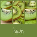 Kiwis closeup