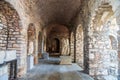 Vaulted arcades of a Roman Mausoleum, known as the Fish Market open air museum in Kiyikislacik village, the site of Iasos ancient