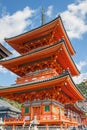 Kiyomizu-dera, buddhist temple complex of Kyoto, Japan Royalty Free Stock Photo