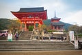 Kiyomizu-Dera Buddhist temple in Kyoto, Japan Royalty Free Stock Photo