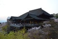 Kiyomizu-dera Temple in the evening on springtime