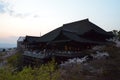 Kiyomizu-dera Temple in the evening on springtime