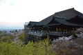 Kiyomizu-dera Temple in the evening on springtime