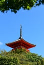 Kiyomizu-dera Temple in Kyoto, Japan, Royalty Free Stock Photo