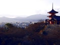 Kiyomizu dera Temple in Kyoto Japan Royalty Free Stock Photo