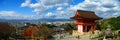 Kiyomizu-dera Temple panoramic Royalty Free Stock Photo