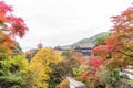 Kiyomizu or Kiyomizu-dera temple in autum season in Kyoto, Japan Royalty Free Stock Photo