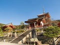Kiyomizu temple Royalty Free Stock Photo