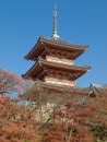 Kiyomizu temple Royalty Free Stock Photo