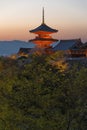 Kiyomizu Temple in Kyoto Japan. Royalty Free Stock Photo