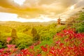 Kiyomizudera Temple aerial view Royalty Free Stock Photo