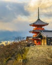 Kiyomizudera Temple, Kyoto, Japan Royalty Free Stock Photo