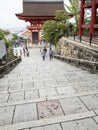 Kiyomizudera Temple Tori gate, Kyoto Royalty Free Stock Photo