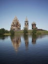 Kizhi island. Church of The Transfiguration. Onega lake, Karelia, Russia