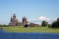 Kizhi, a museum of wooden architecture Royalty Free Stock Photo