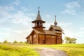 Kizhi. Old wooden church Royalty Free Stock Photo