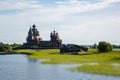 Kizhi Pogost on the Kizhi island of Lake Onega in Russia Royalty Free Stock Photo