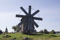 Kizhi, Russia. Windmill (1928) Royalty Free Stock Photo