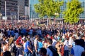 Kizilay square occupied by the discontent anti-government protesters during Gezi park protests in Ankara, Turkey