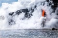 KiÃâlauea volcano lava flow pours into ocean in Hawaii