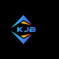 KJB abstract technology logo design on Black background. KJB creative initials letter logo concept Royalty Free Stock Photo