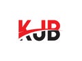 KJB Letter Initial Logo Design Vector Illustration Royalty Free Stock Photo