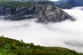 Kjerag low clouds