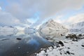 Kjerkfjorden Fjord and Olstinden Mountain