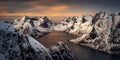 Kjerkfjorden among mountains