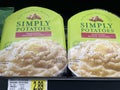 KJs Retail grocery store Simply potatoes dairy section