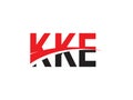 KKE Letter Initial Logo Design Vector Illustration Royalty Free Stock Photo