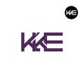 KKE Logo Letter Monogram Design Royalty Free Stock Photo