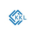 KKL letter logo design on white background. KKL creative circle letter logo concept. design Royalty Free Stock Photo