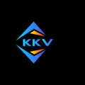 KKV abstract technology logo design on Black background. KKV creative initials letter logo concept Royalty Free Stock Photo