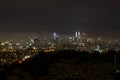 KL city at night from a distance