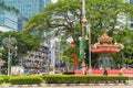 Brickfields Junction Fountain is the local point of KL\'s official \'Little India\'.