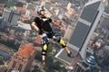 KL Tower BASE Jump 2014